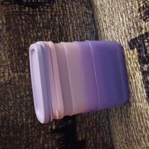 4/$80 New Pink & Purple Cubix Mini Rectangular Tupperware - Set of 4 & Lids